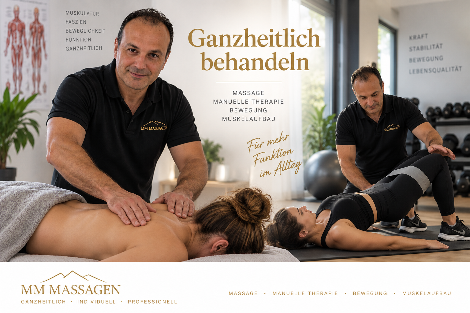 MM Massagen – Massage, manuelle Therapie, Bewegung und Muskelaufbau