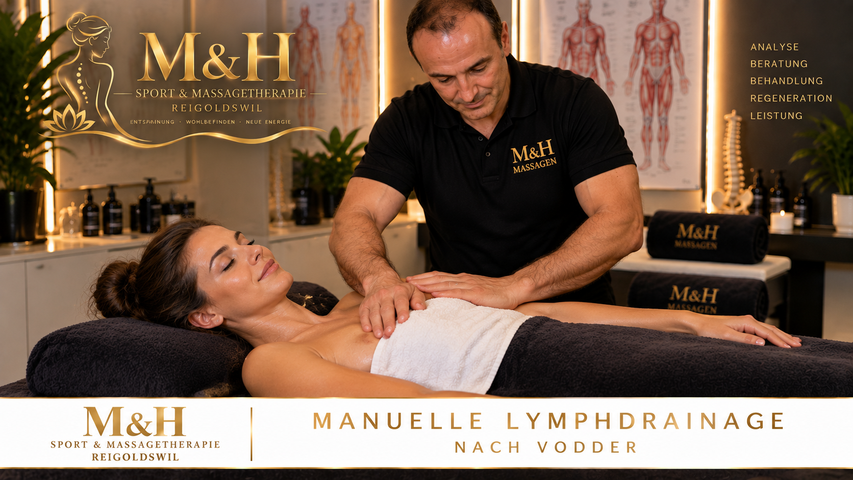 Manuelle Lymphdrainage nach Vodder